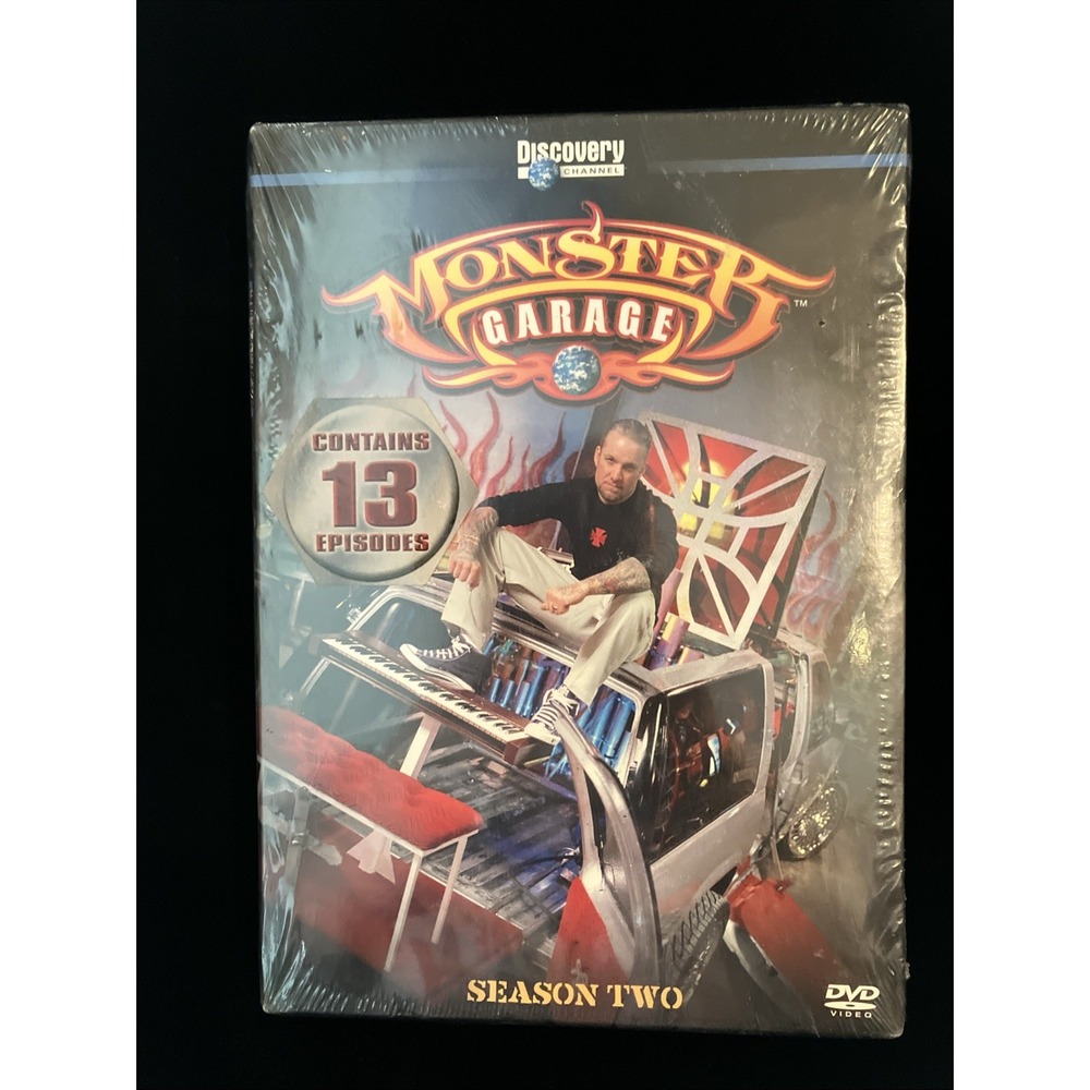 Monster Garage Season Two 2005 DVD 3-Disc 13 Episodes Jesse James New Sealed